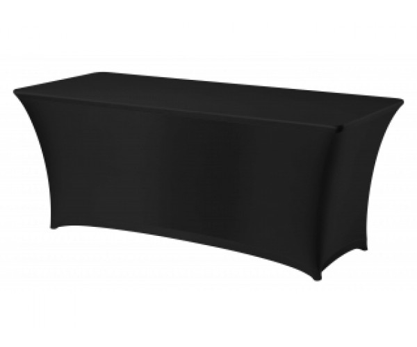 Black Spandex Trestle Tablecloth 