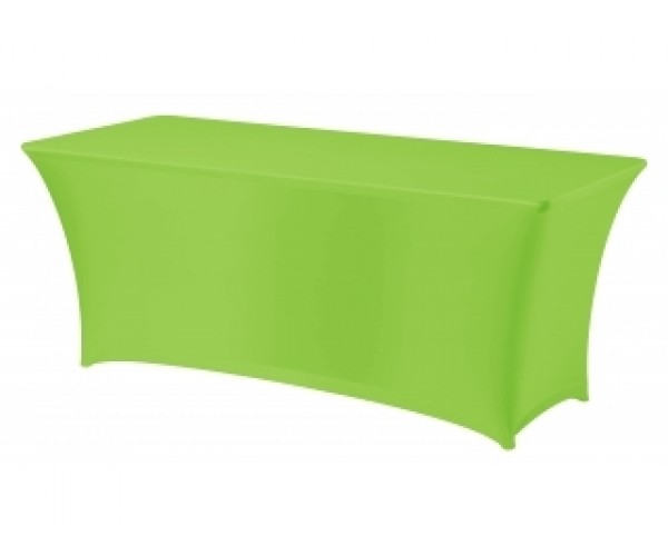 Apple Green Spandex Trestle Tablecloth 