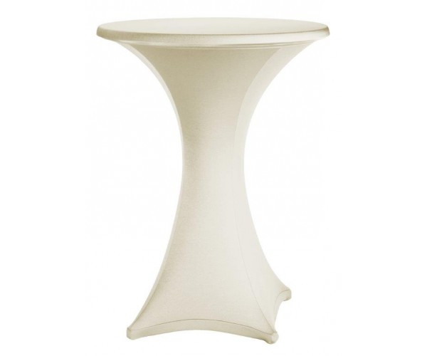 Ivory Spandex Poseur Tablecloth 