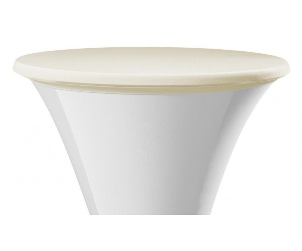 Ivory Spandex Table Topper 