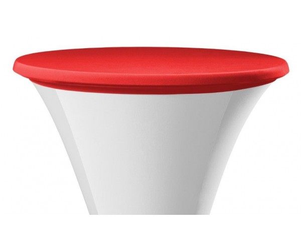 Red Spandex Table Topper 