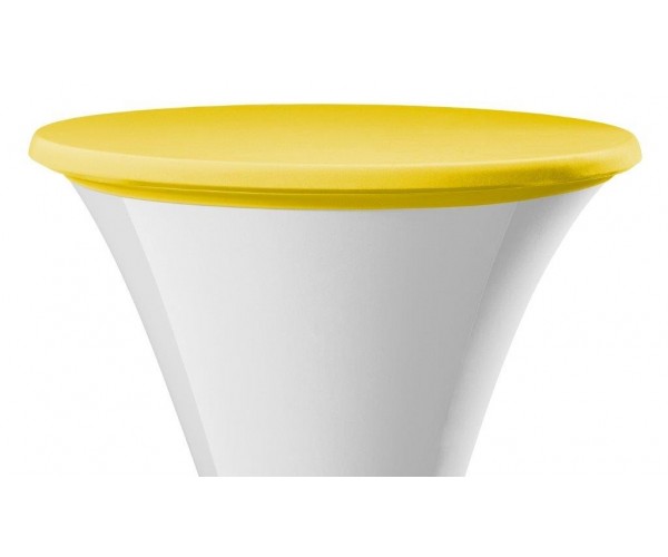 Yellow Spandex Table Topper 