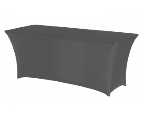 Grey Spandex Trestle Tablecloth Rectangular Tablecloth Spandex