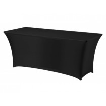 Black Spandex Trestle Tablecloth 