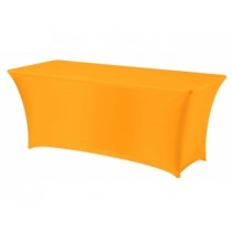 Orange Lycra Trestle Tablecloth 