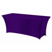 Purple Spandex Trestle Tablecloth 